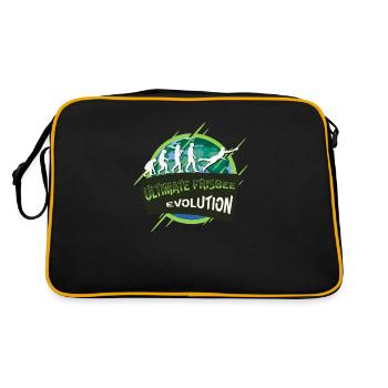 Ultimate Frisbee Evolution - Retro Bag - black/gold - Back