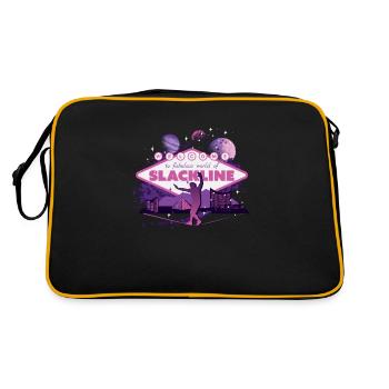 Slackline, Urban & Lifestyle - Retro Bag - black/gold - Back