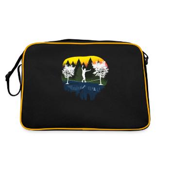 Slackline, Balance Sport - Retro Bag - black/gold - Back