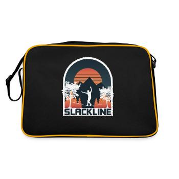 Slackline, Balance Sport - Retro Bag - black/gold - Back