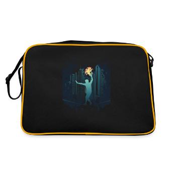 Slackline, Urban, Lifestyle & City - Retro Bag - black/gold - Back