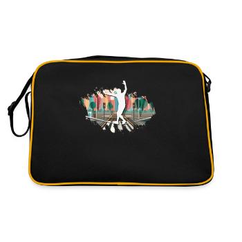 Slackline, Urban, Lifestyle & City - Retro Bag - black/gold - Back