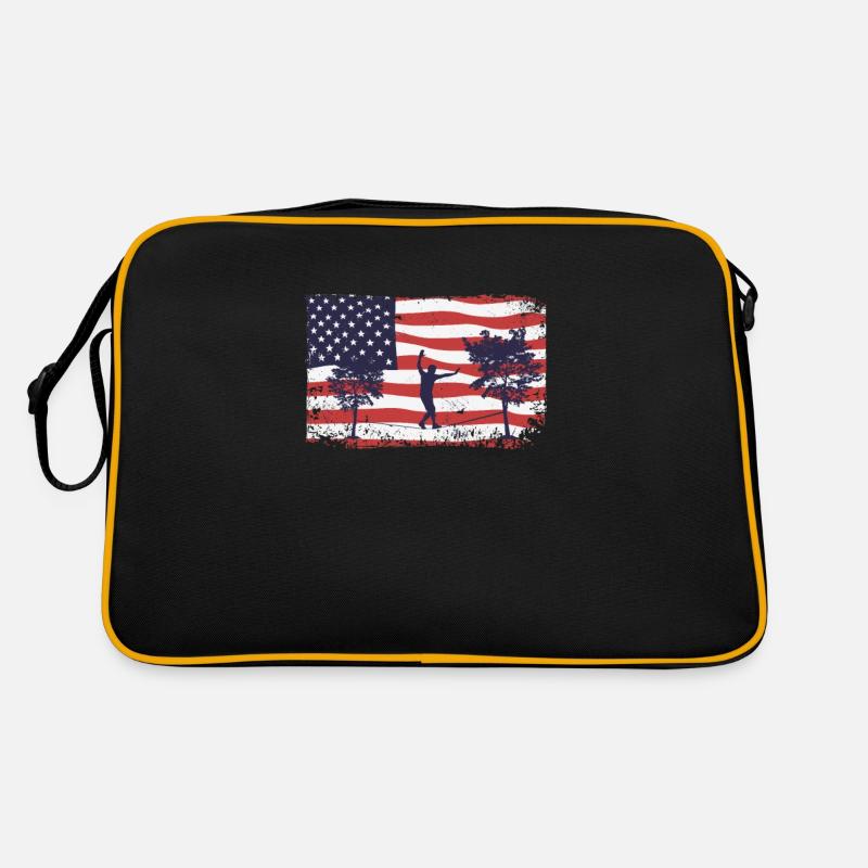 Slackline du drapeau américain Sac Retro