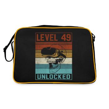 49th Birthday Gamer - Retro Bag - black/gold - Back