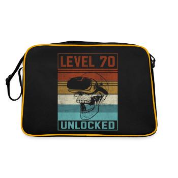 70th Birthday Gamer - Retro Bag - black/gold - Back