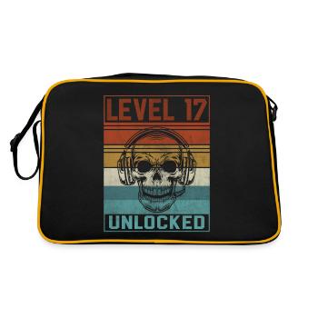 Gamer 17th Birthday - Retro Bag - black/gold - Back