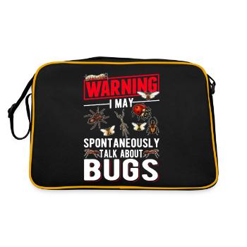 Entomologiste d’insectes - Sac Retro - noir/or - Dos