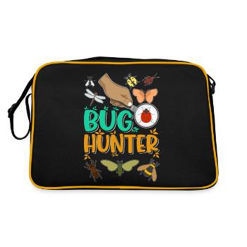 Beetle Hunter Insects Entomologiste Biologiste - Sac Retro - noir/or - Dos