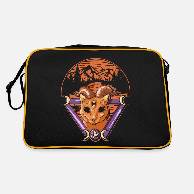 Étrange Chèvre Sorcière Sombre Pastel Goth Sac Retro