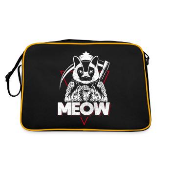 Grim Reaper Chat Bizarre Kitty - Sac Retro - noir/or - Dos