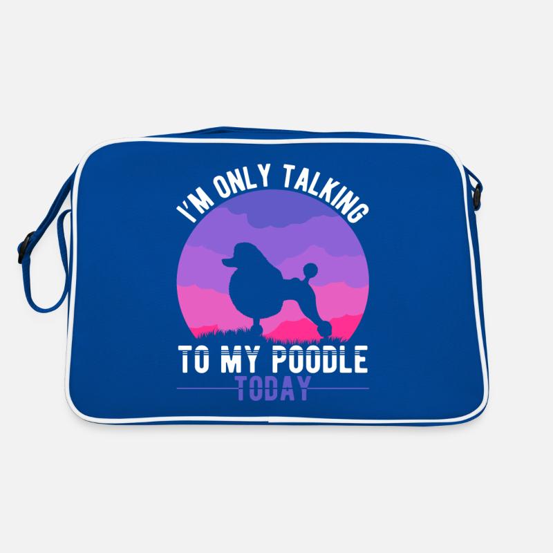 Caniche Maman Chien Caniche Introverti Maman Sac Retro
