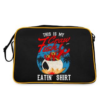 Saison des écrevisses Cuisson Aliments pour écrevisses - Sac Retro - noir/or - Dos