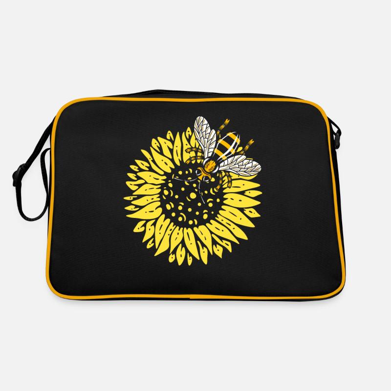 Sunflower Bee lovers Beekeeper honey Retro Bag