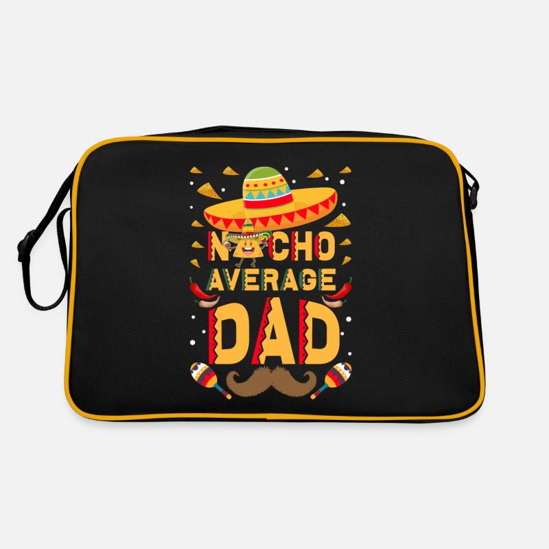 Cinco De Mayo Papa Lustiger Nacho Papa Retro Tasche