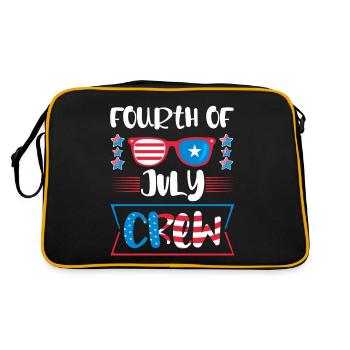 Fourth July Occupation USA - Retro Bag - black/gold - Back