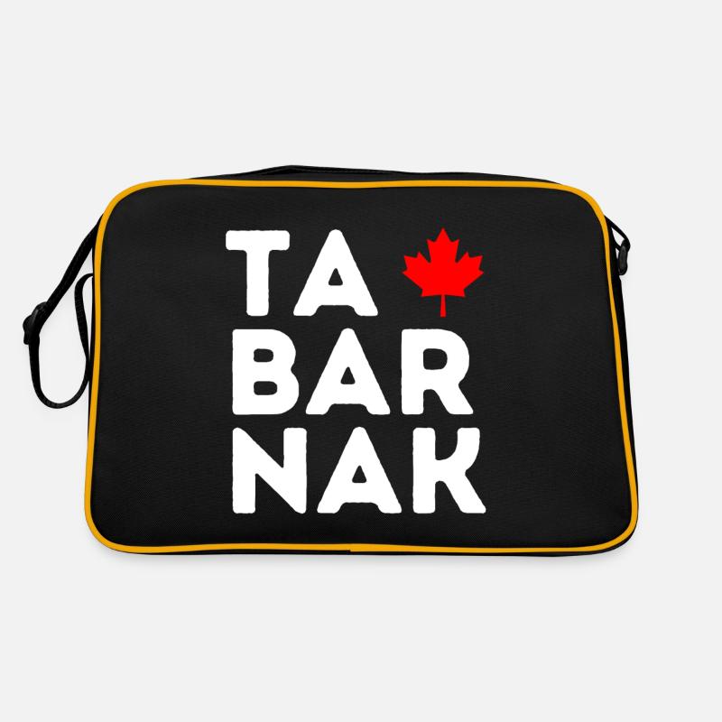 Tabarnak Je Me Barre Au Canada Feuille D'érable Sac Retro