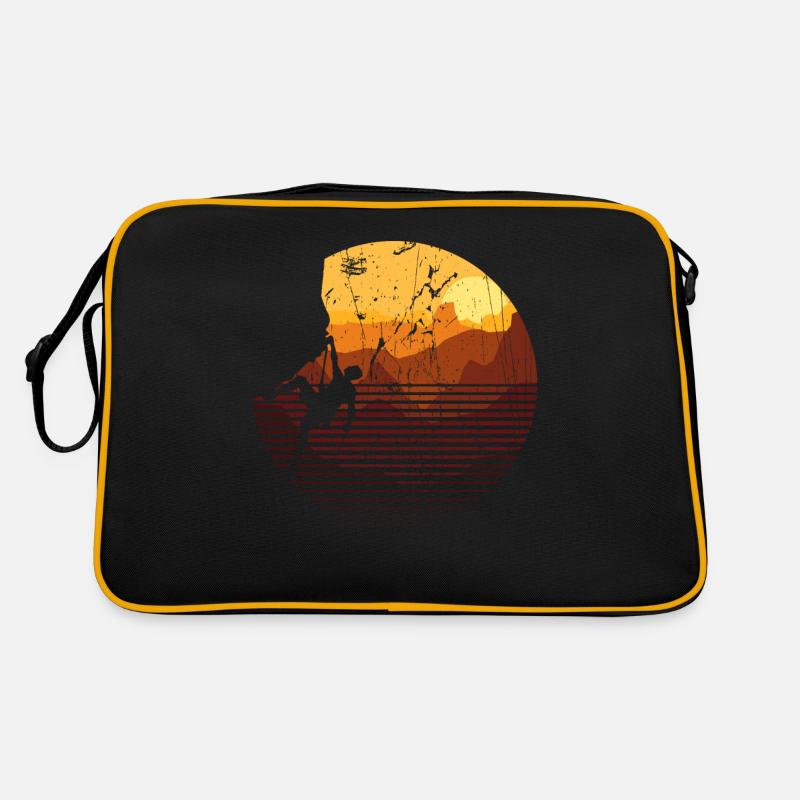 Klettern Berge Kletterer Retro Tasche