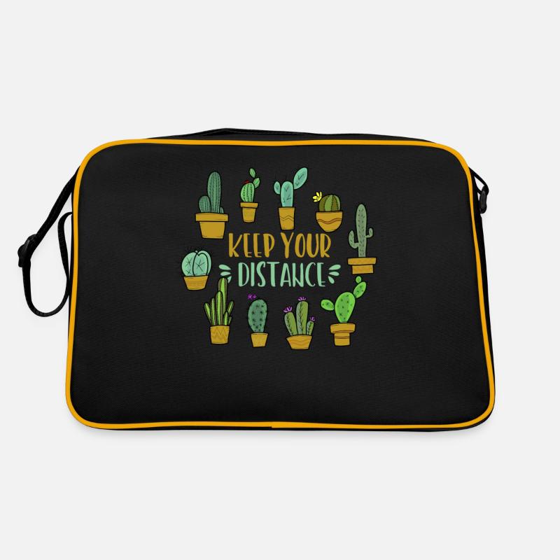 Cactus Introverti Propriétaire succulent Sac Retro