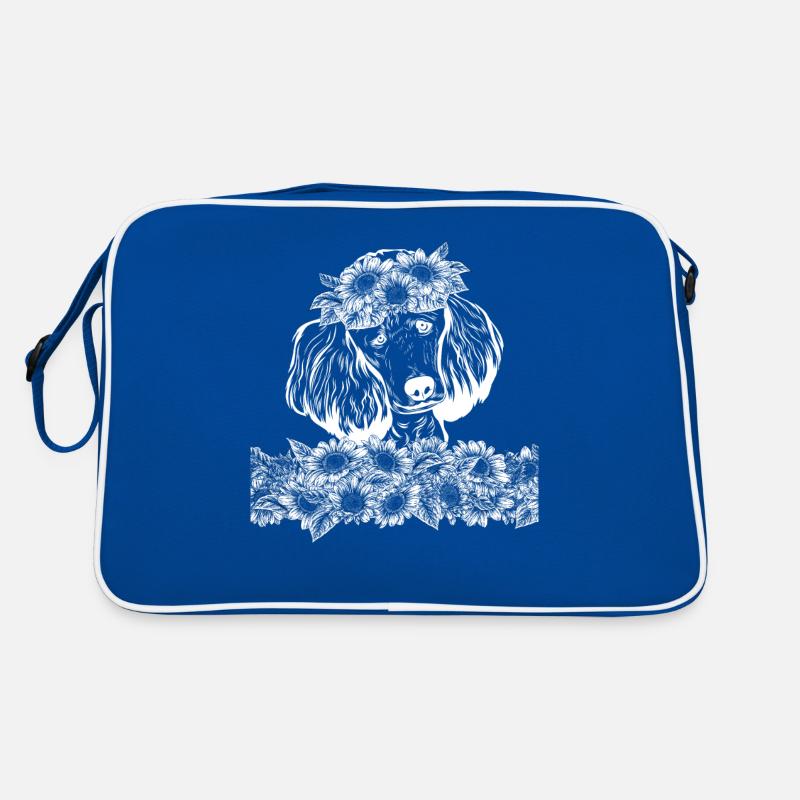 Caniche mignon Mama Tournesol Caniche Sac Retro