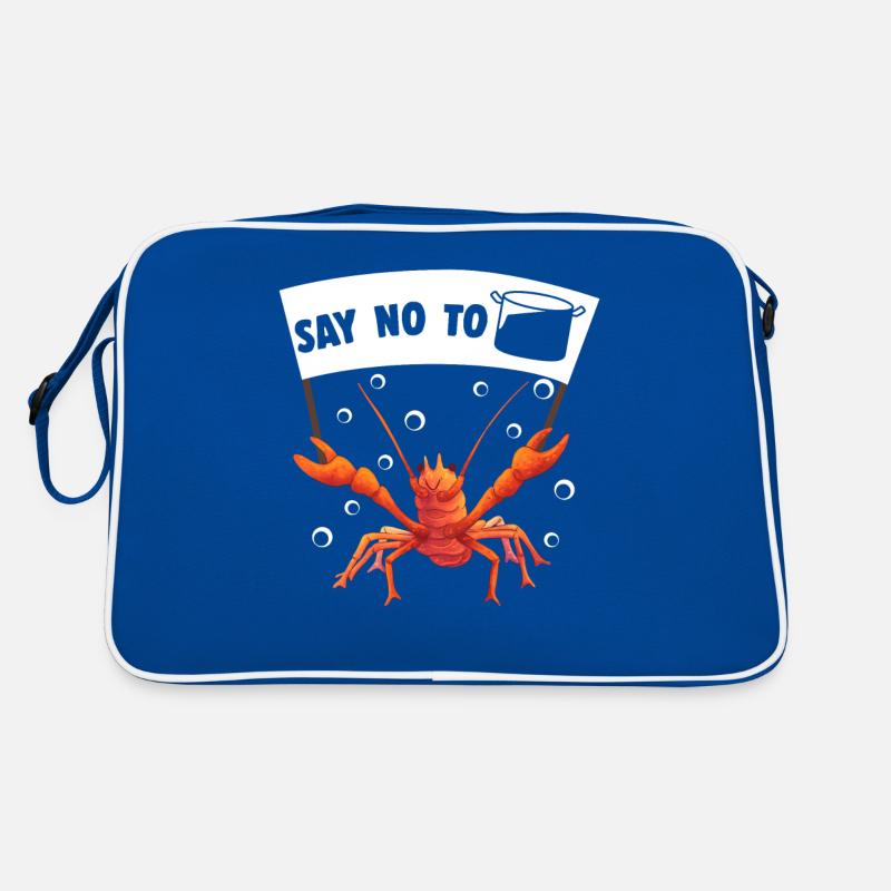 Funny Crabs Cooking Crayfish Lobster Retro Bag