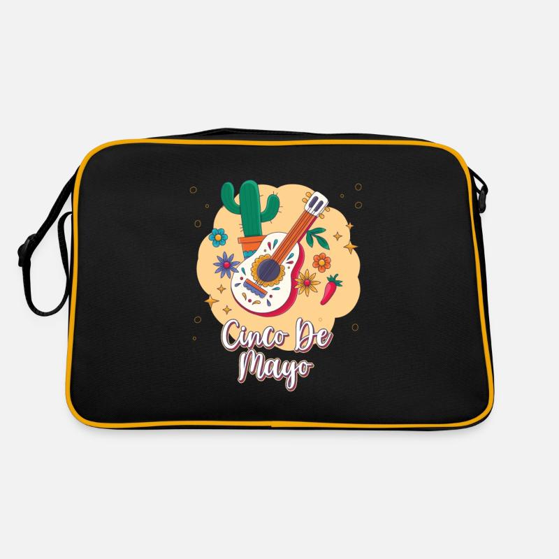 Cinco De Mayo Ukulélé Cactus Fiesta Mexicaine Sac Retro