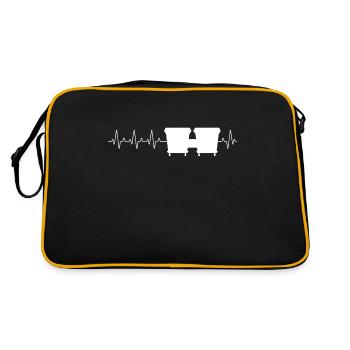 Bongo's Heartbeat Musical Instrument Bongo Drummer - Retro Bag - black/gold - Back