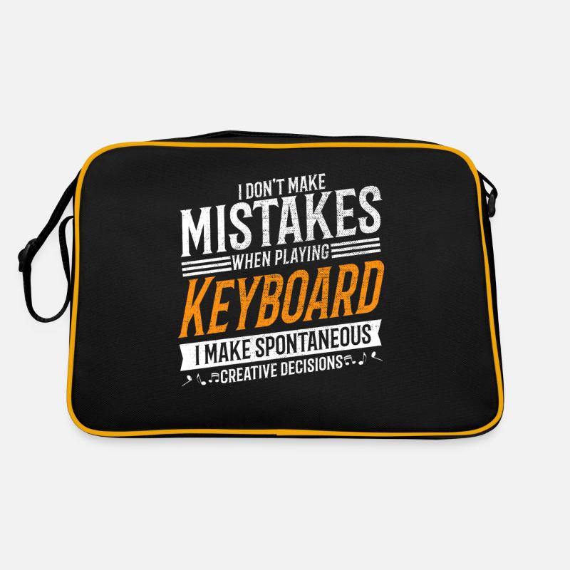 Keyboard Music Lovers Creative Keyboard Player Sac Retro