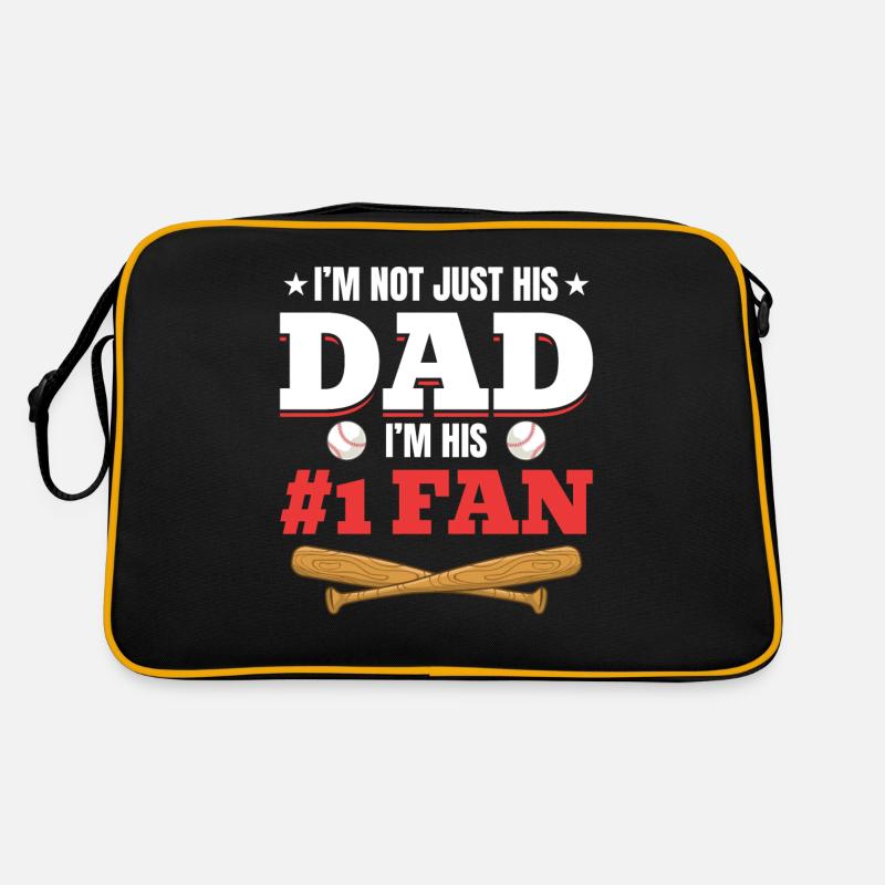 Baseball Dad Proud Father Baseball Son Retro Bag