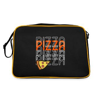 Pizza. - Sac Retro - noir/or - Dos