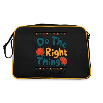 Do The Right Thing A Spike Lee Joint Sweatshirt - Retro Bag - black/gold - Back