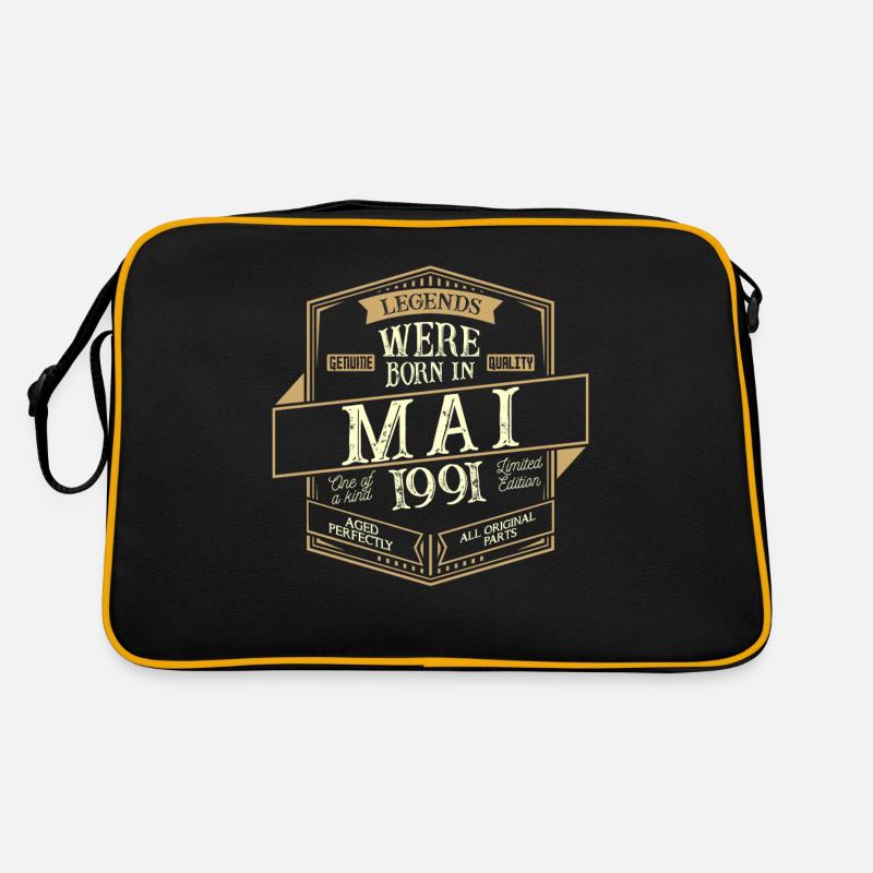 Mai 1991 Geburtstag Mann Retro Tasche