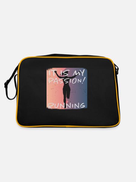 Grunge Marathon, Trail Running - Sac Retro - noir/or