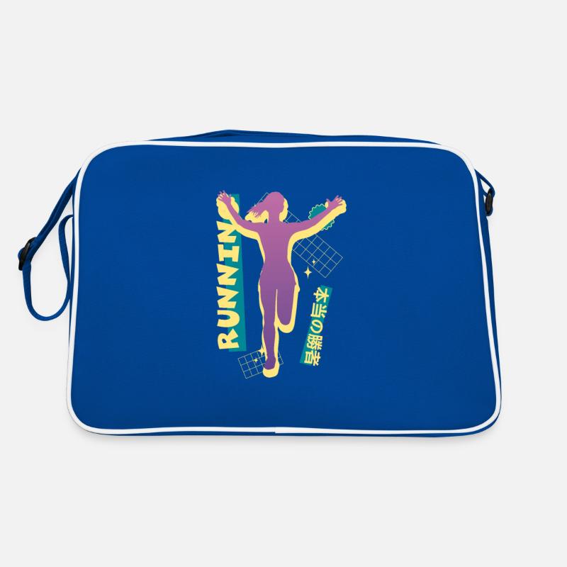 Vaporwave Synthwave Marathon, Trail Running Sac Retro