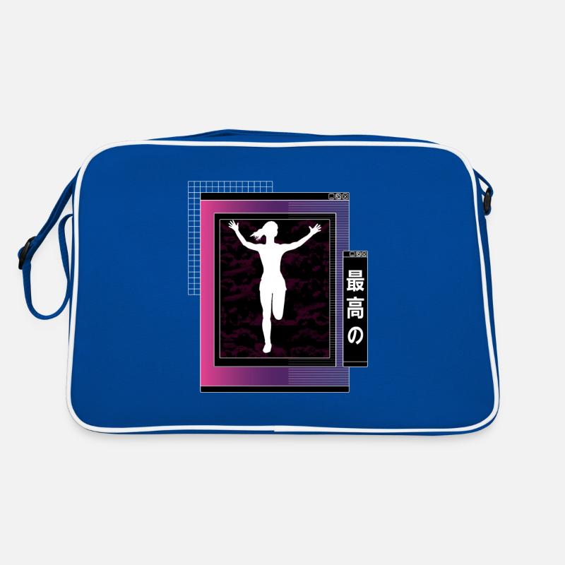 Vaporwave Metaverse Marathon, Trail Running Retro Bag