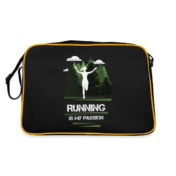 Marathon, Trailrunning Passion - Sac Retro - noir/or - Dos