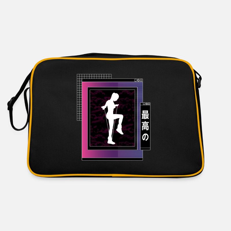 Vaporwave Metaverse Rope Jumping Retro Tasche