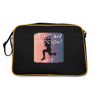 Grunge HIIT - Retro Bag - black/gold - Back