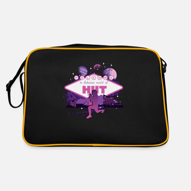 Fabelhafte Welt des HIIT Retro Tasche