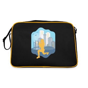 Skyline HIIT - Retro Bag - black/gold - Back