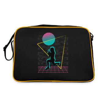 Vaporwave HIIT - Sac Retro - noir/or - Dos