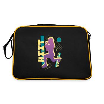 Vaporwave HIIT - Sac Retro - noir/or - Dos