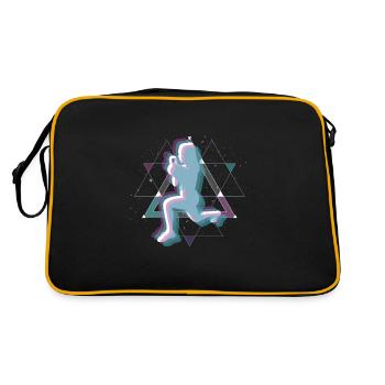 Vaporwave Universe HIIT - Retro Bag - black/gold - Back