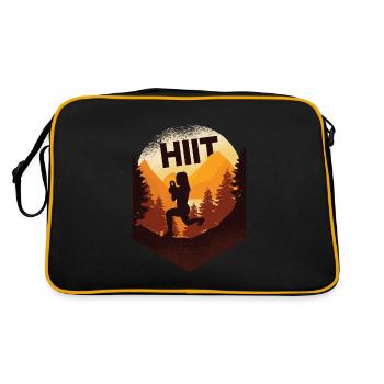 HIIT Fitness Femme - Sac Retro - noir/or - Dos