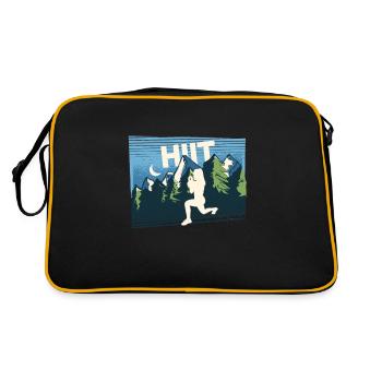 HIIT Fitness Femme - Sac Retro - noir/or - Dos