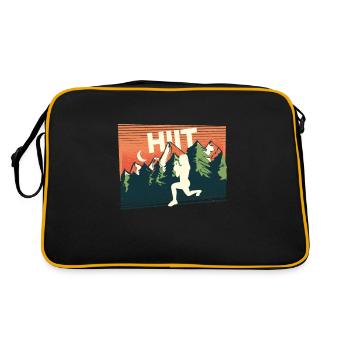 HIIT Fitness Femme - Sac Retro - noir/or - Dos