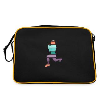 HIIT rétro - Sac Retro - noir/or - Dos