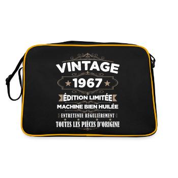 Vintage 1967 Édition Limitée - Sac Retro - noir/or - Dos