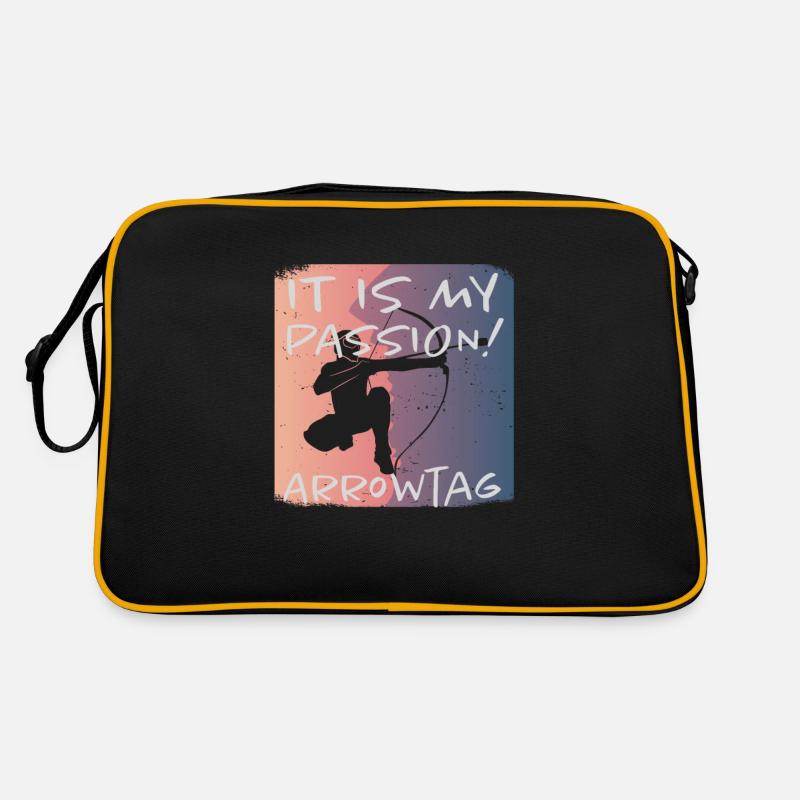 Grunge Arrowtag Sac Retro