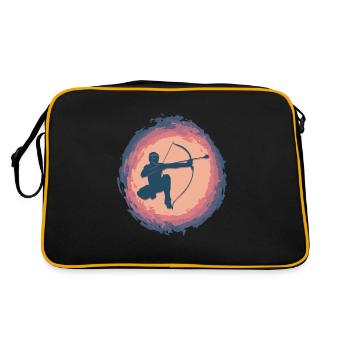 Splash Arrowtag - Sac Retro - noir/or - Dos