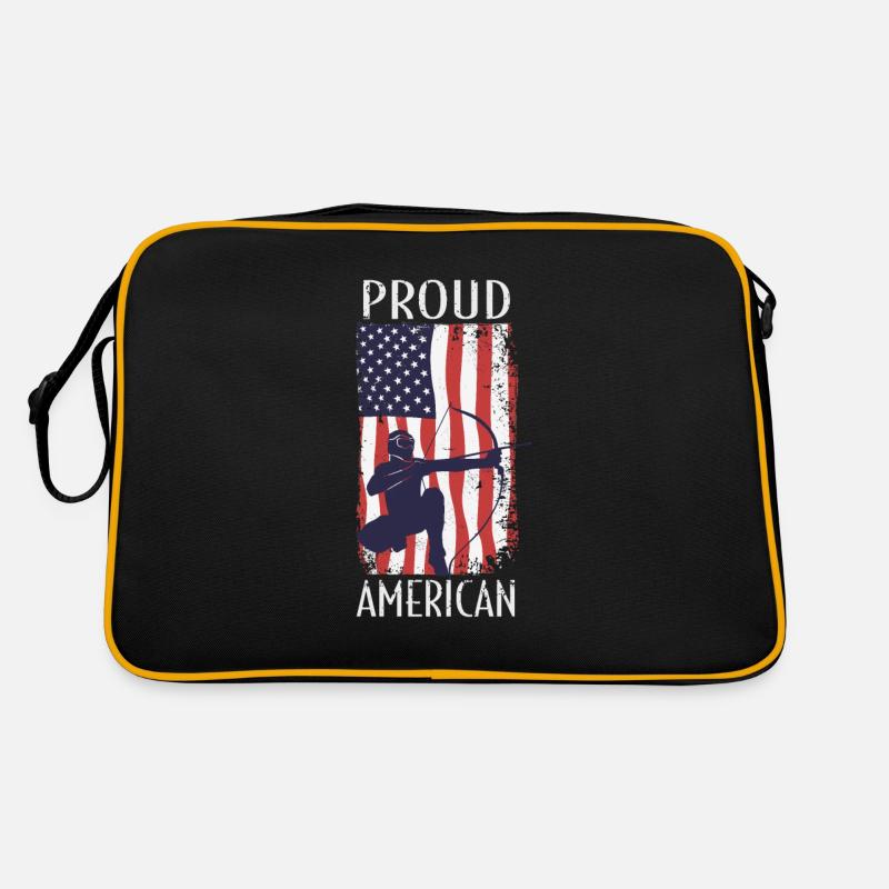 Arrowtag du drapeau américain Sac Retro
